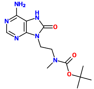 (image for) MC012050 tert-Butyl N-[2-(6-amino-8-oxo-8,9-dihydro-7H-purin-9-yl)ethyl]-N-methylcarbamate